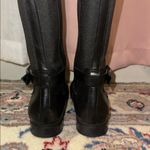 Isaac Mizrahi Issac Mizrahi live Black leather Knee high Boots 5M Photo 4