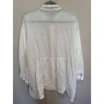 Eskandar 100% Linen White Tunic Shirt Dress Sz 1 Lagenlook Size M Photo 2