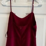 Lulus  Burgundy Lace Midi Dress Size Medium NWT Holiday Wedding Fall Photo 5