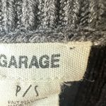 Garage Gray Crew Neck Ribbed Sweater Photo 1
