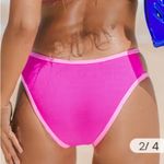 Cupshe  Two Tone Pink Side Cut Out Swim Bikini Bottoms Size S Photo 1