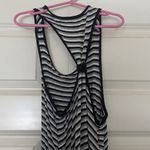 Soprano  Black and White Striped Dress Photo 4