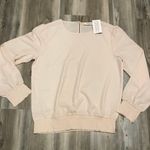 Zenana Outfitters Blouse size Large, NWT, keyhole back, elastic bottom and sleeves, pit to pit is 21, length is 25  Photo 3