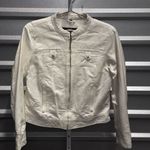 HARLEY DAVIDSON Motorcycle White Jacket Women's Size Large Photo 1