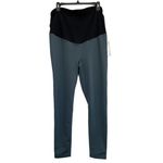 Zella NWT Maternity Daily Ankle Leggings Size Large Blue Slate Photo 2