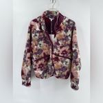 Johnny Was Calme by  Purple Floral Printed Fleece Jacket small NWT Photo 2
