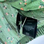 Sanctuary Size Medium Blouse Green Floral babydoll Elastic Hem Off the Shoulder Photo 3