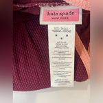 Kate Spade Women’s Burgundy Bandeau with Pink Trim Swimsuit Top Size M Photo 3