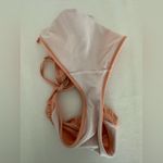 Victoria's Secret Victoria’s Secret Ruffle Trim Peach String Tie Y2K Bikini Set – Size Large Photo 3