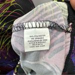 Peacock Feather Sleeveless Shift Dress with Embellished Neckline Size Medium Photo 11