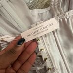 Victoria's Secret Light Pink Satin Corset Top Photo 4