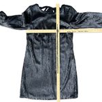 J.Crew  Navy Blue Long Sleeve Sequin Tie Back Mini Dress size 2 NEW Tags Party Photo 3