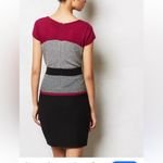 Mini Sparrow Colorblock Lambswool Mini Dress Medium Business Casual Gray Size L Photo 2