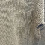 Madewell  Thompson Pocket Pullover Sweater Dark Olive Green Oversized Ribbed M Photo 5