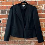 Jerry Leigh VTG California black puff-sleeve blazer, size 13/14 (modern 10) Photo 0