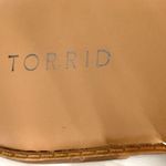 Torrid White Faux leather Braided Flip-Flop Sandals Photo 10