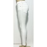 frame denim Women's Le Skinny Jenne Crop Cotton Blend Ripped Jeans White Size 28 Photo 8