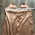 Urban Outfitters NWT Satin Tie Back Slip Dress Bronze Size Small Photo 15
