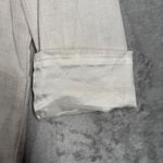 Kensington Square Blazer One Button Pockets Neutral Coastal Beach Jacket Large White Photo 5