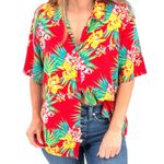 Sag Harbor Vintage tropical top Size Medium Photo 3