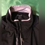 Reebok  Zip-up Activewear Black Sweatshirt Women’s Size M Photo 2