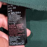 Topshop  Dark Green Long Sleeve Dress Photo 11