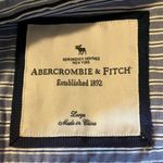 Abercrombie & Fitch  Button Up Shirt Blue Striped Y2K Photo 4