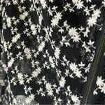 Anthropologie Sachin & Babi Black Mesh Floral
Embroidered Moto Jacket Size XS Photo 3