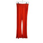 Free People Movement Pant Women S Orange Crinkle Pullon Flair Boho Athleisure Photo 0