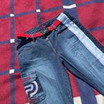 Pepe Jeans Tokyo drift Dark denim jeans
Vintage  w/ red buckle belt
Women’s 28 Photo 2