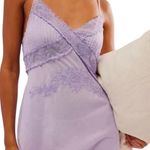 Free People Intimately Going Steady Lilac Beaded Lace Slip Dress Photo 1