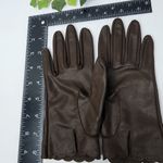 Vintage Fownes Nylo Women's Brown Gloves Photo 7