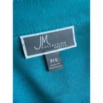 JM Collection  Dk Turquoise Snap Mole Skin Front Blazer Shirt Size PS (b42) Photo 5