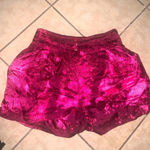 Free People  boho acid high waisted satin embroidered tie dye shorts fall casual Photo 2