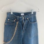 Cult Gaia Wide-Leg Chain Jeans Photo 2