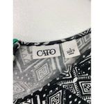 Cato  Sleeveless Jersey Knit Tank Top Womens S Scoop Neck Zipper Back Geometric Photo 5