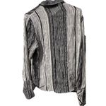 Dress Barn Vintage  Women’s Size M Medium Shirt Top Blouse Black Brown Western Photo 9