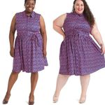 Hutch Anthropologie Button Down Floral Print Dress, XXL Photo 2