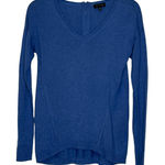 The Limited  V-Neck Sweater‎ Size XS Blue Womens Wool Nylon Rayon Blend LS Photo 0