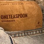 One Teaspoon  Revolve Denim Drawstring Montana Shabbies Light Wash XS Photo 8