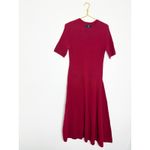 Banana Republic  Natales Sweater Midi Dress Size Small Christmas Red Wool Preppy Photo 3