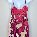 Free People  Seeing Double Red Sequin Dress Size S Photo 3