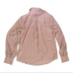 JustFab Faux Pearl Button Pink Shirt Size S NW Detailed Tag Photo 1