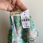 Mika & Gala NWT- Gra/Green Colorful Floral Romper Size 10 Photo 6