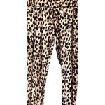 Victoria's Secret NWT  PINK Cotton Yoga Legging Leopard Brown/Black Size 4 Photo 2