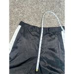 Anthropologie Corey Lynn Calter Rayon Silky Satin Track Trouser Pants Black S Photo 7