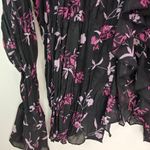 Style & Co Style Co. 18W Black Pink All Over Floral Top  Plus Photo 1