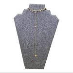 Gold Layered Chain Link Necklace With Backdrop NEW Photo 1