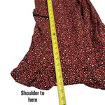 NEW Room Service Intimates Red Black Animal Print Super Soft & Cozy Robe S/M Photo 6