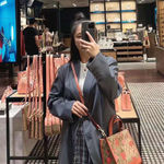 Coach Dempsey Tote 22 In Signature Canvas With Wild Strawberry Print CH324 Photo 4